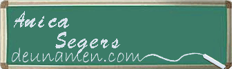 Anica Segers Visitenkarte
